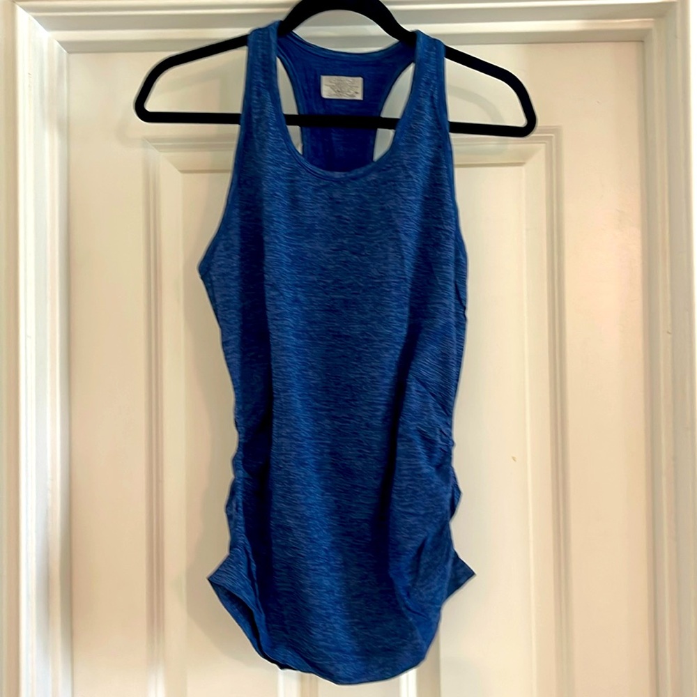 Athleta Speedlight Heather tank. Size Medium. Blue heather color.